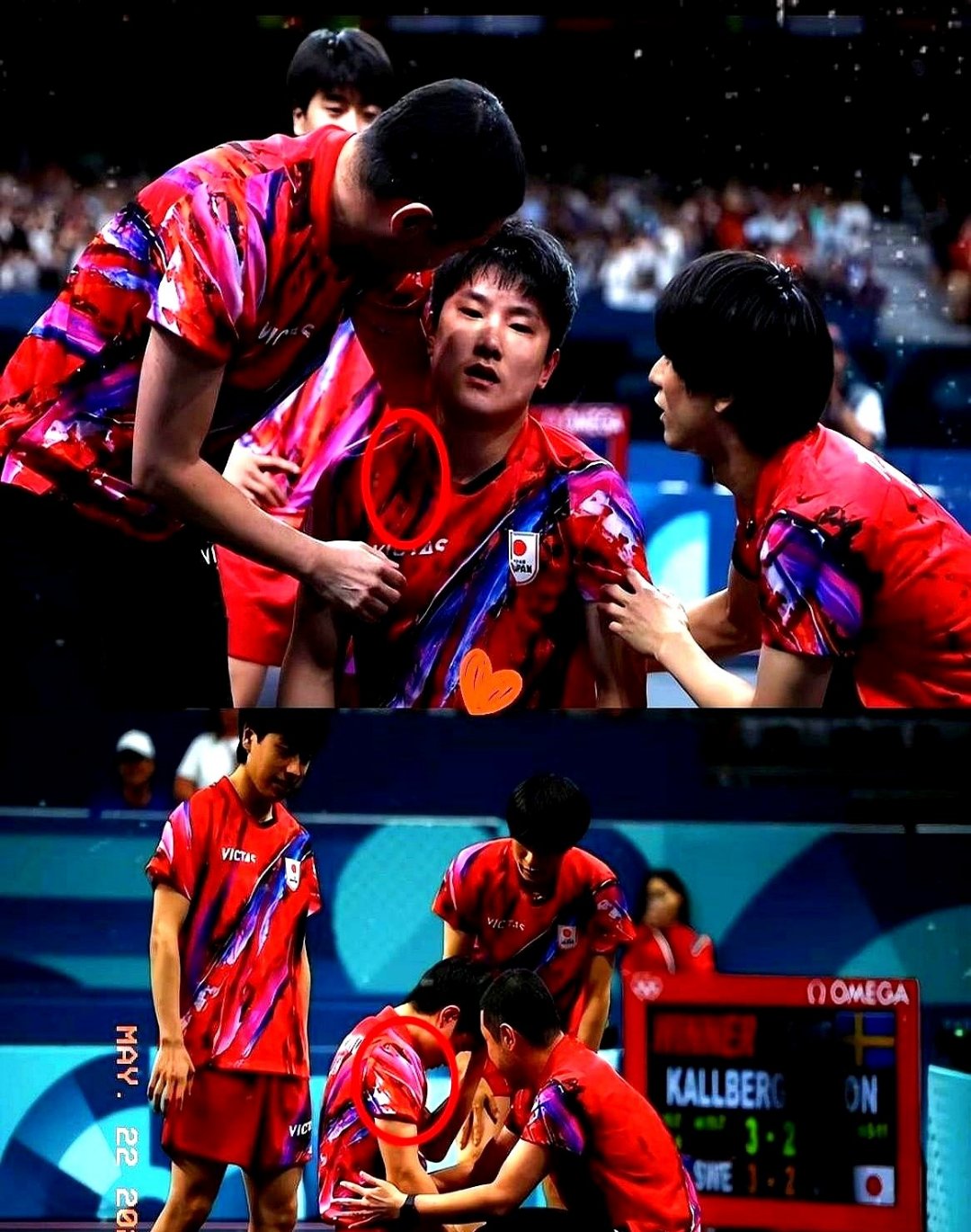 日本乒乓球队鏖战波兰乒乓球队，张继科制霸全场